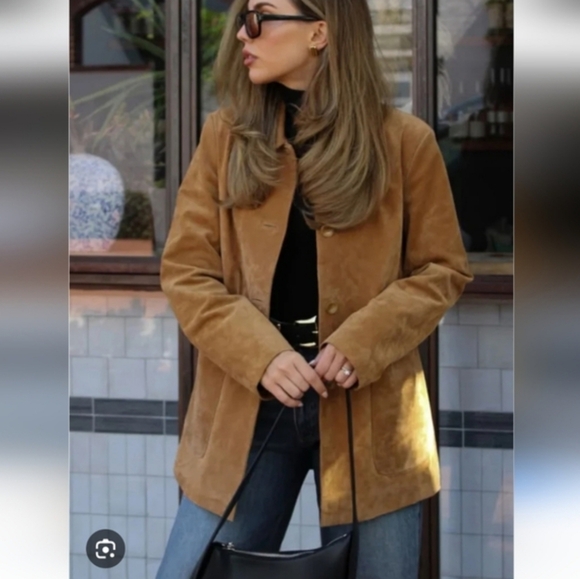 Bernardo Genuine Soft Suede Leather Jacket - Picture 16 of 16